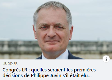 Mon entretien avec le JDD – 28 novembre