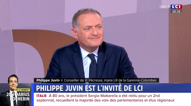 J’étais l’invité du 20h de Darius Rochebin sur LCI – 29 janvier