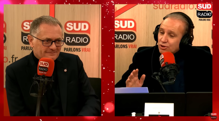 J’étais l’invité de Sud Radio – 15 décembre